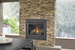 gas log fireplace