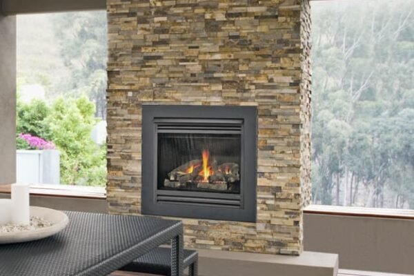 gas log fireplace